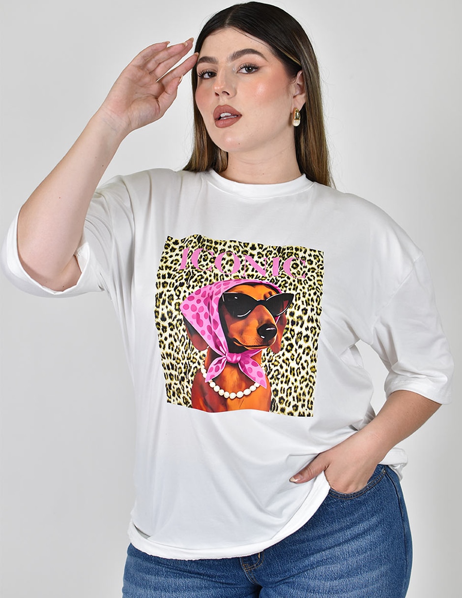 Playera manga No aplica cuello Redondo para mujer