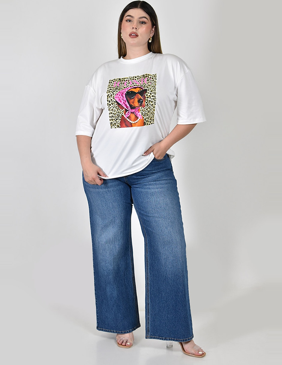 Playera manga No aplica cuello Redondo para mujer 5