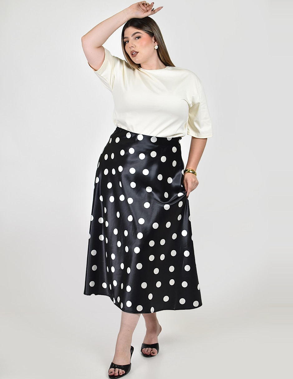 Falda/Falda short/Falda pantalón Midi de Poliéster a la (si aplica) Cintura alta Falda/Falda short/Falda pantalón Midi de Poliéster a la (si aplica) Cintura alta