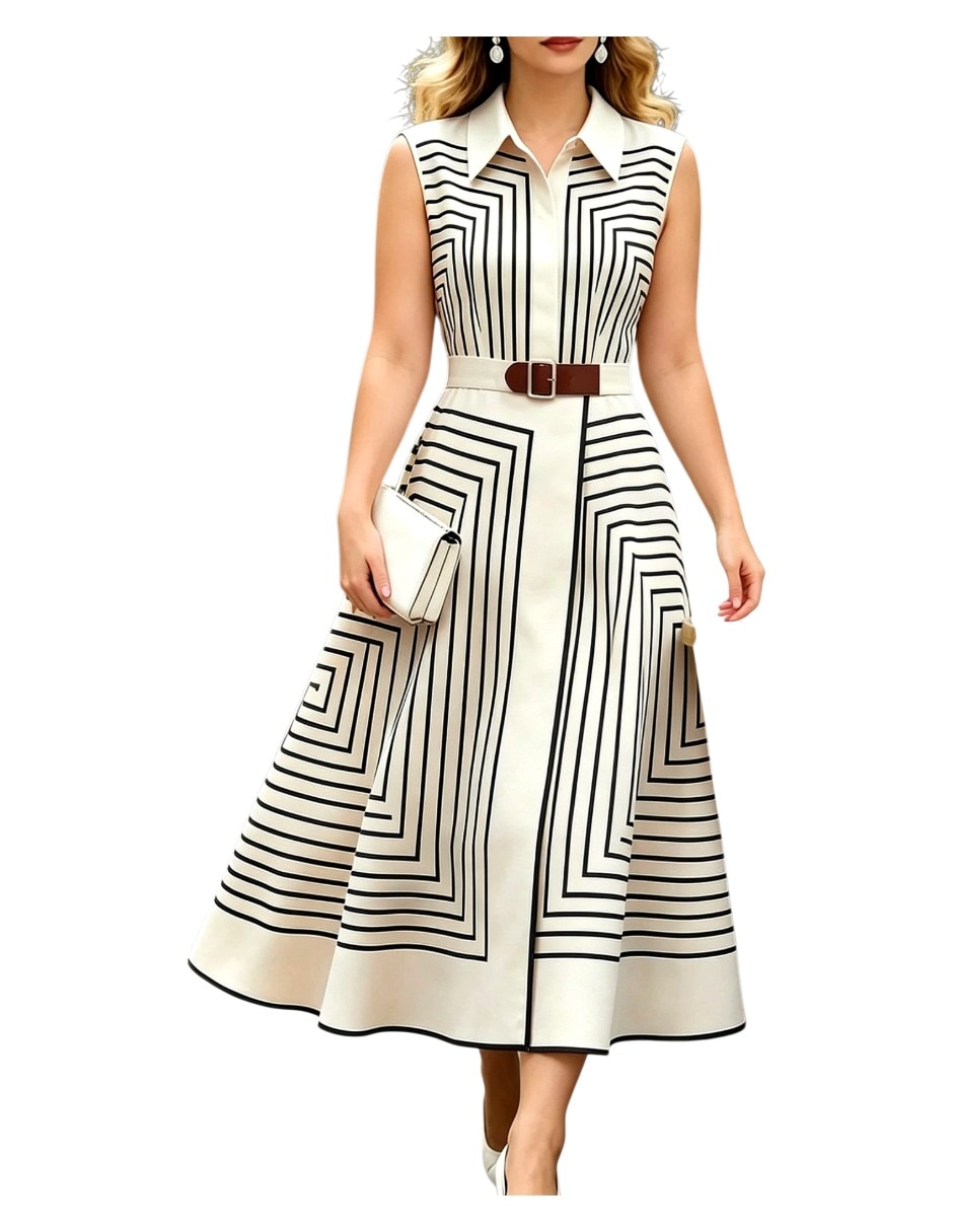 Vestido largo casual para mujer 4
