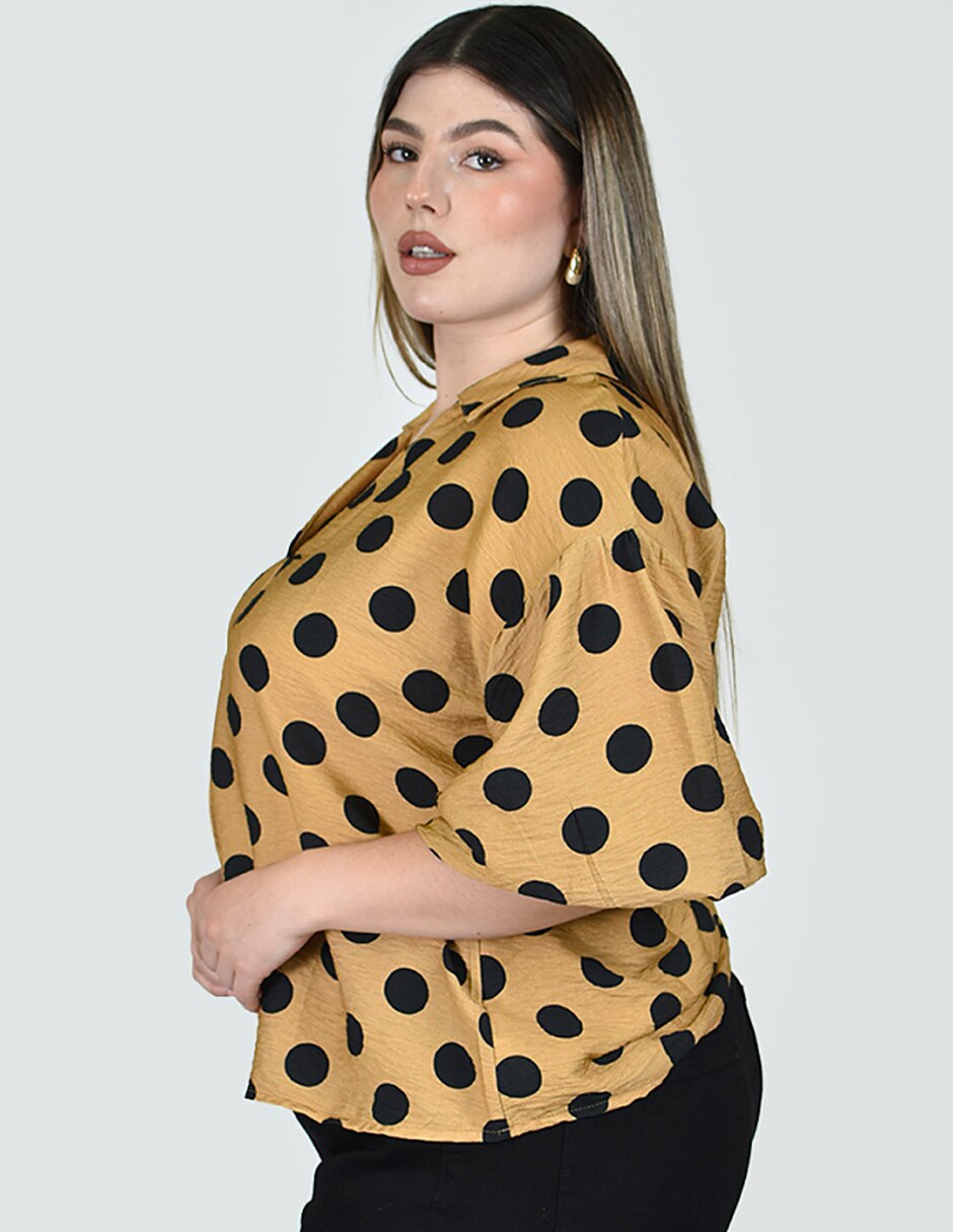 Blusa manga al codo para mujer 2