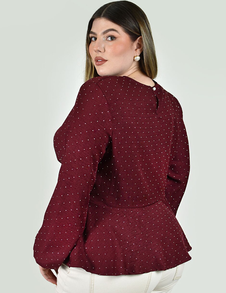 Blusa manga larga para mujer 3