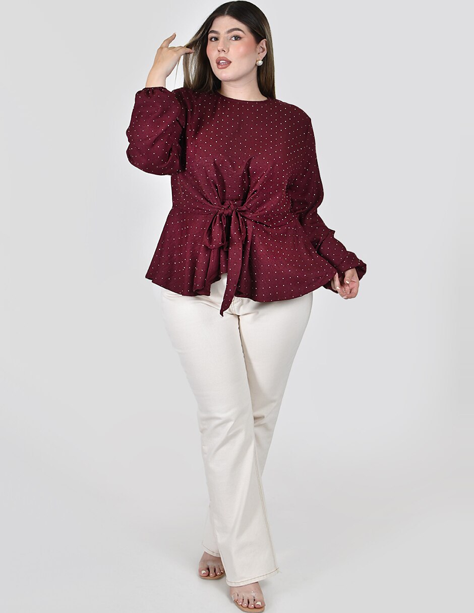 Blusa manga larga para mujer 5