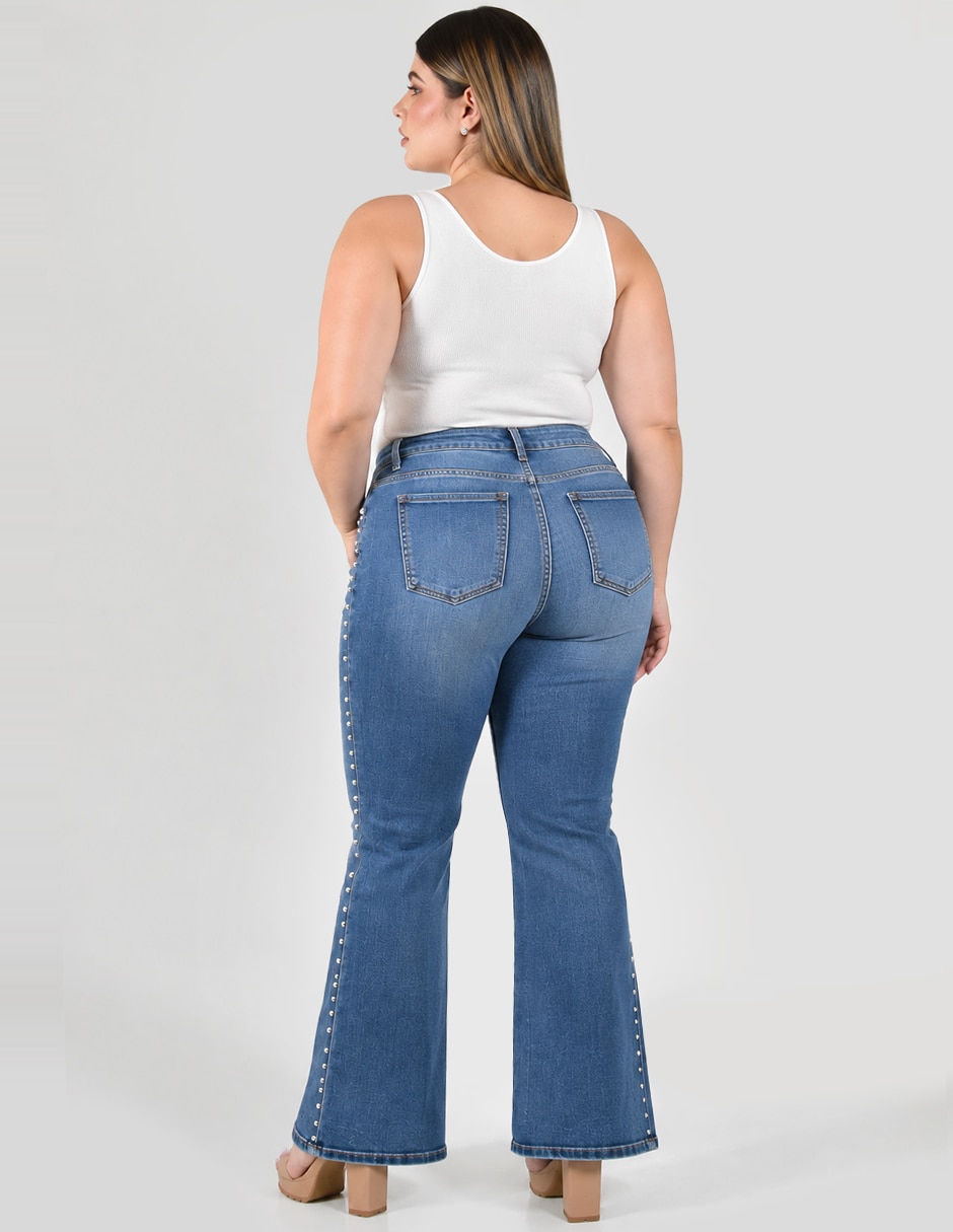 Jeans acampanado para mujer 3