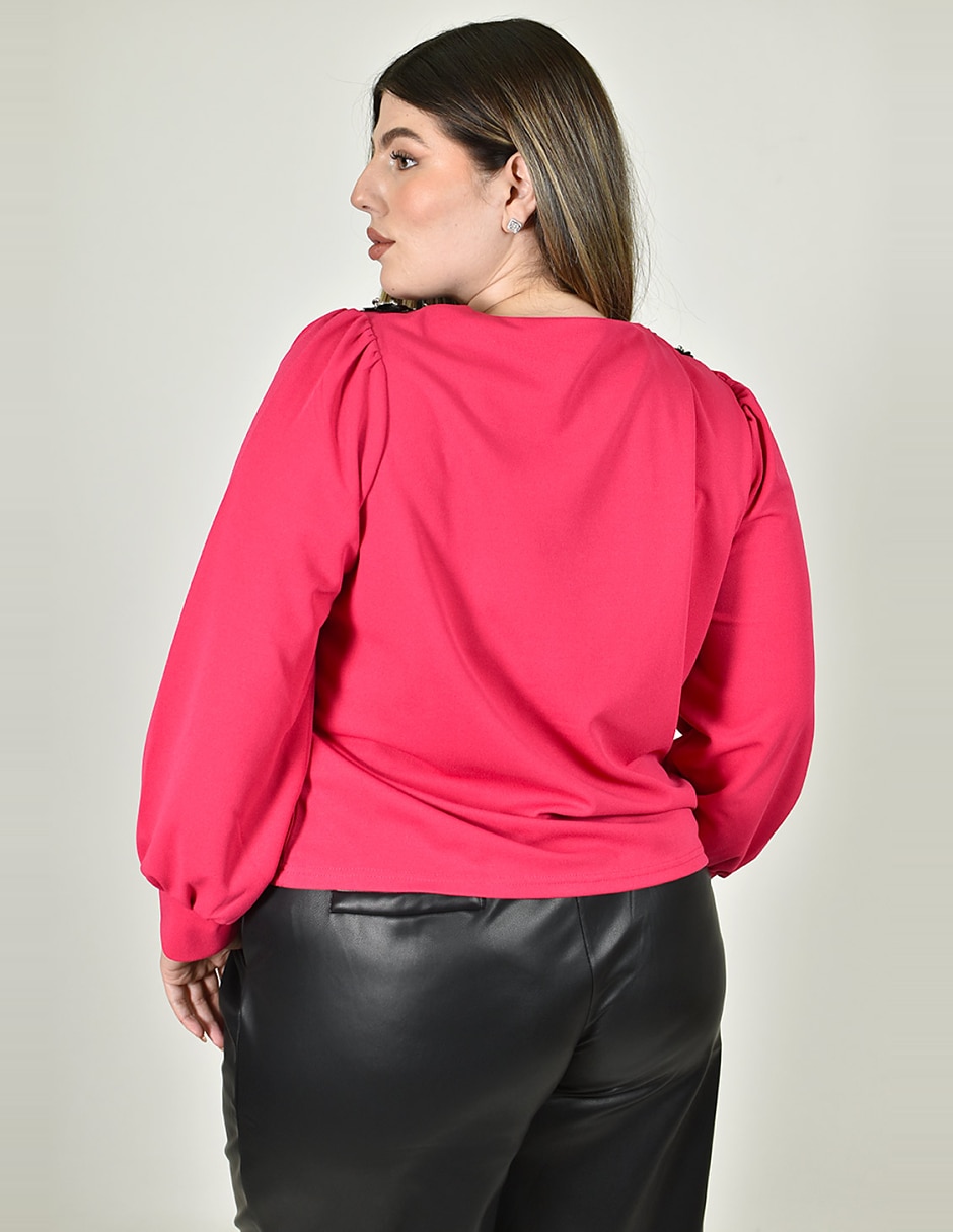 Blusa manga larga para mujer 5