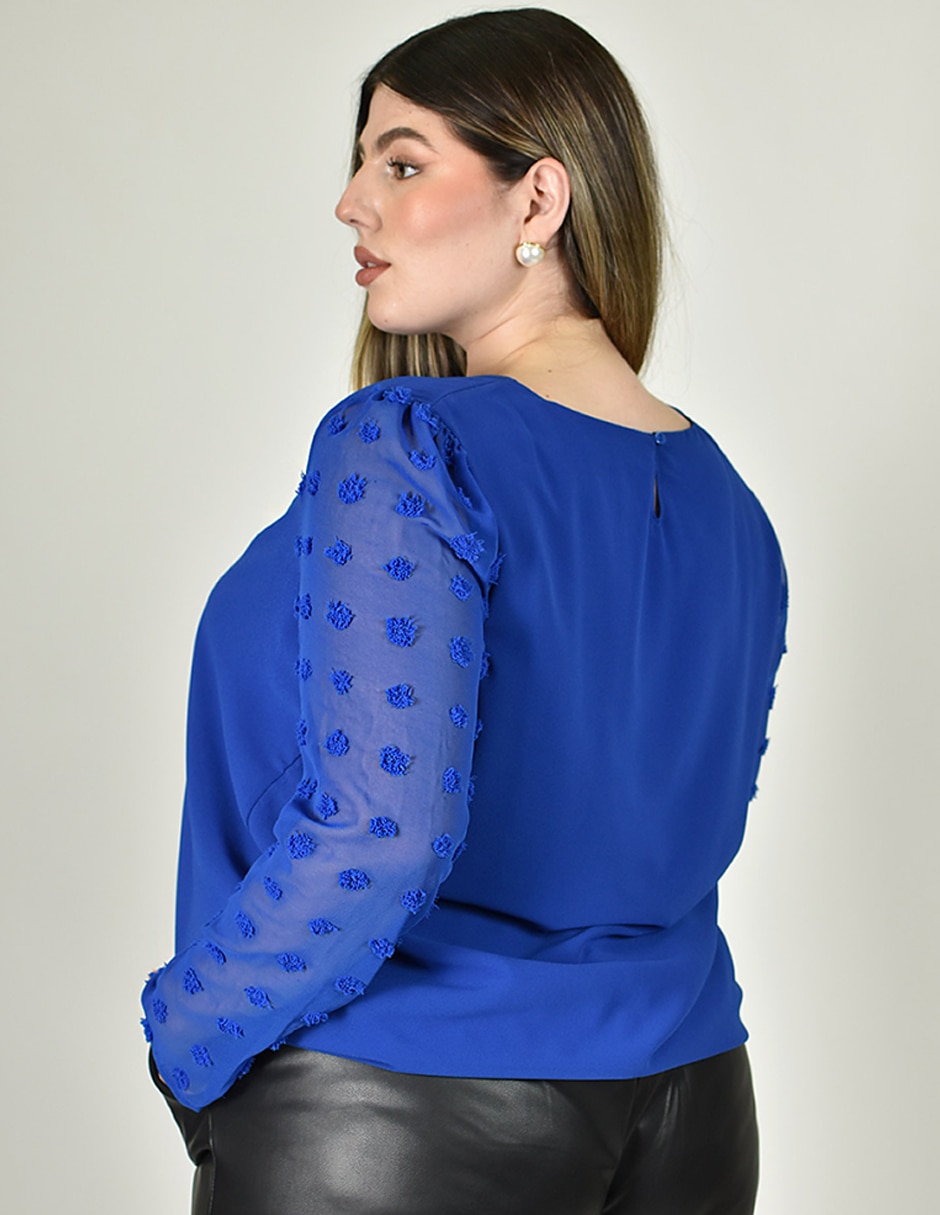 Blusa manga larga para mujer 3