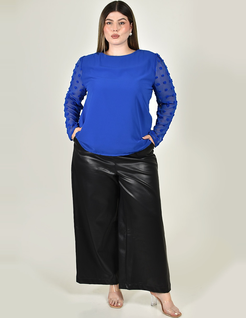 Blusa manga larga para mujer 4