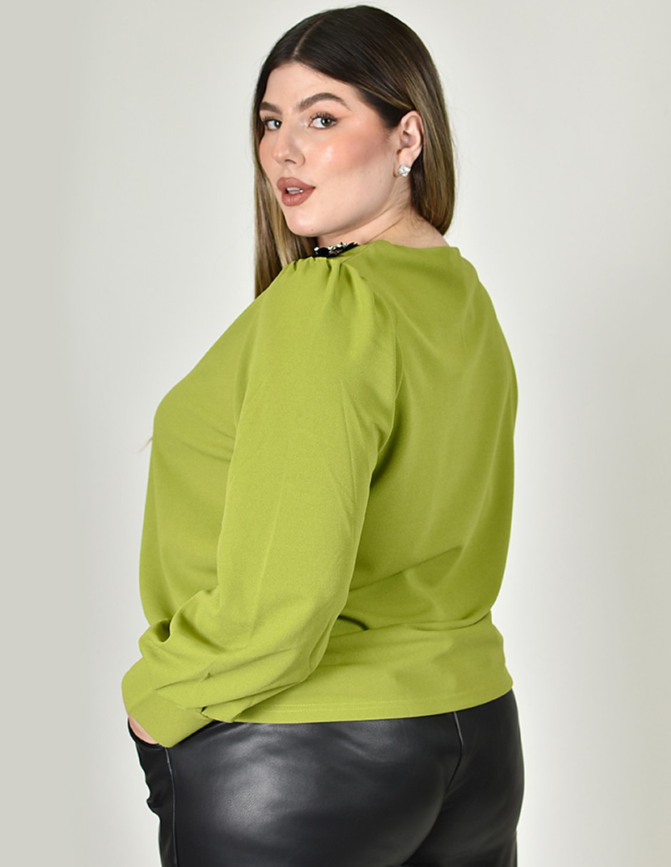 Blusa manga larga para mujer 3