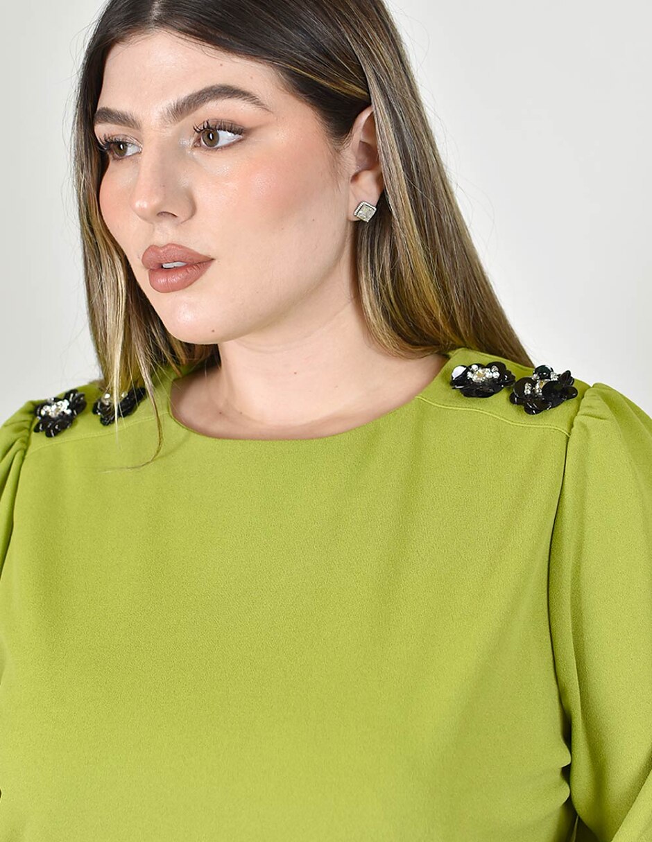 Blusa manga larga para mujer 4