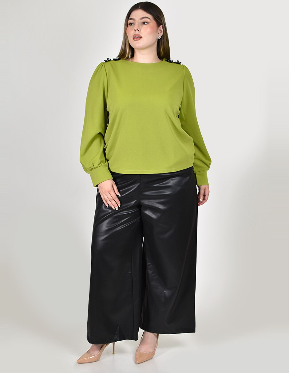 Blusa manga larga para mujer 6