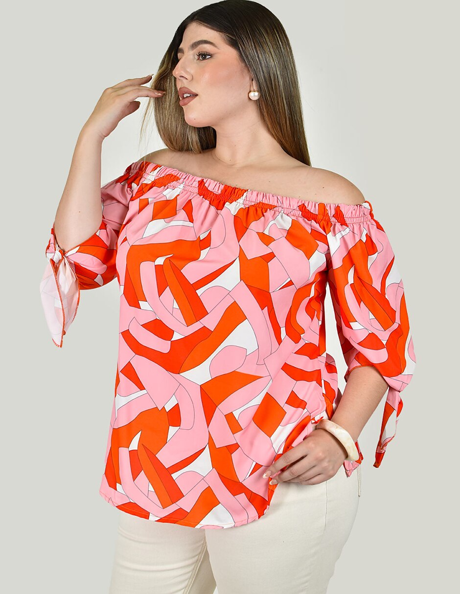 Blusa manga 3/4 para mujer 4