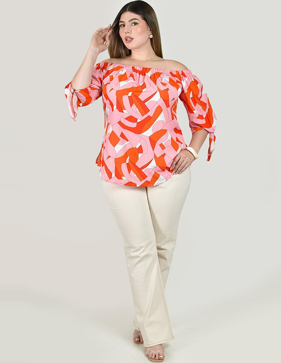 Blusa manga 3/4 para mujer 5